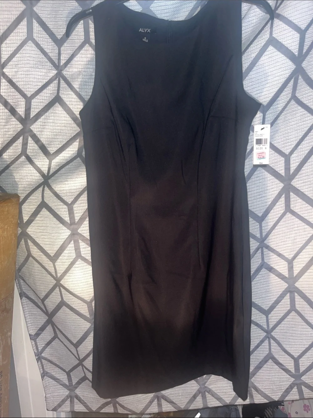 ALYX Black Sleeveless Midi Sheath Dress